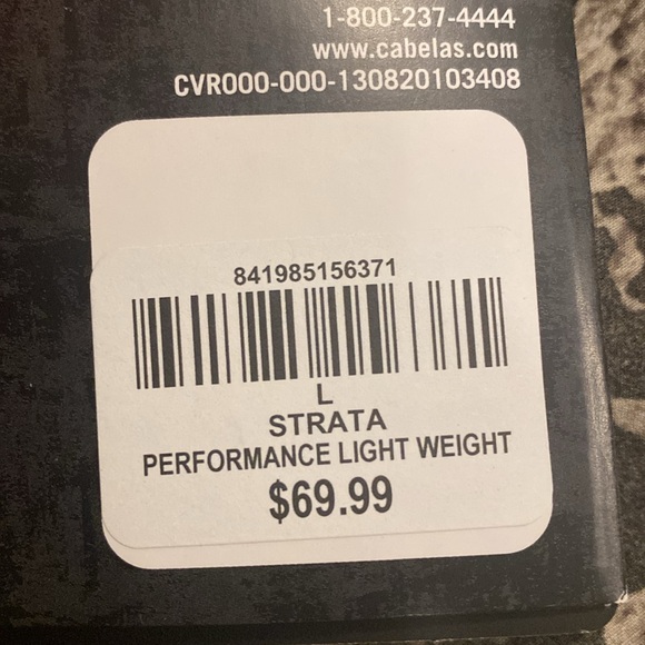 Cabela’s Strata Performance Light Weight camo pants - Size Large (36-38”) - Picture 9 of 9